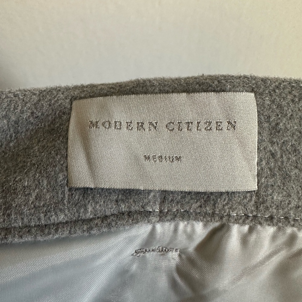 Modern Citizen Felicia Wool Utility Pencil Midi Skirt size Medium EUC - Picture 10 of 11